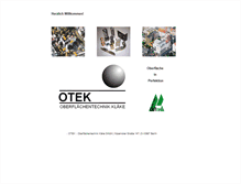 Tablet Screenshot of otek-klaeke.de